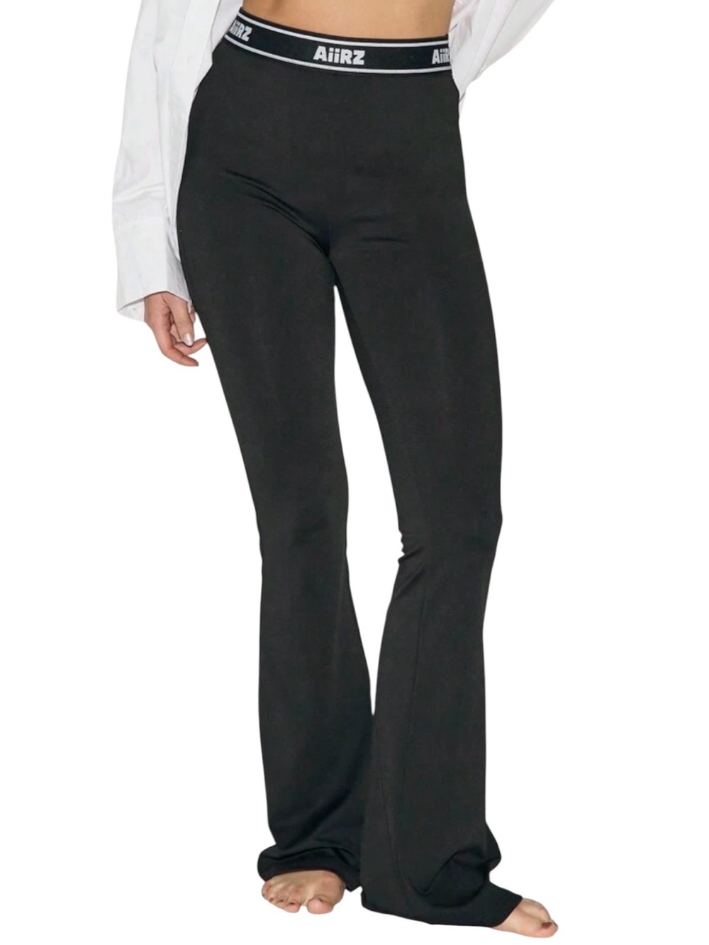 🔃AiiRZ Logo Elastic Flared Leggings